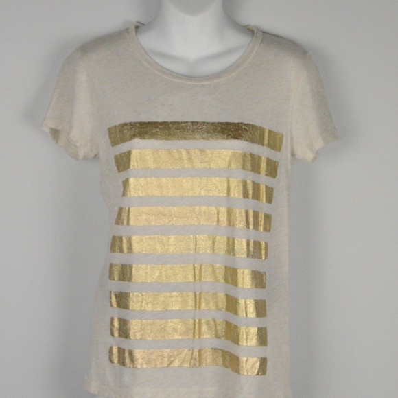 J. Crew Gold Bands Tee - Picture 7 of 7